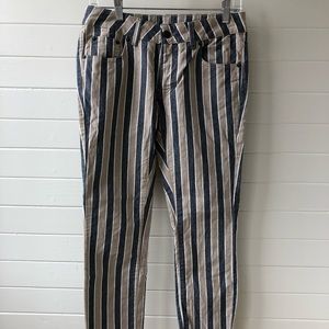 6397 Mini Skinny Striped Jeans